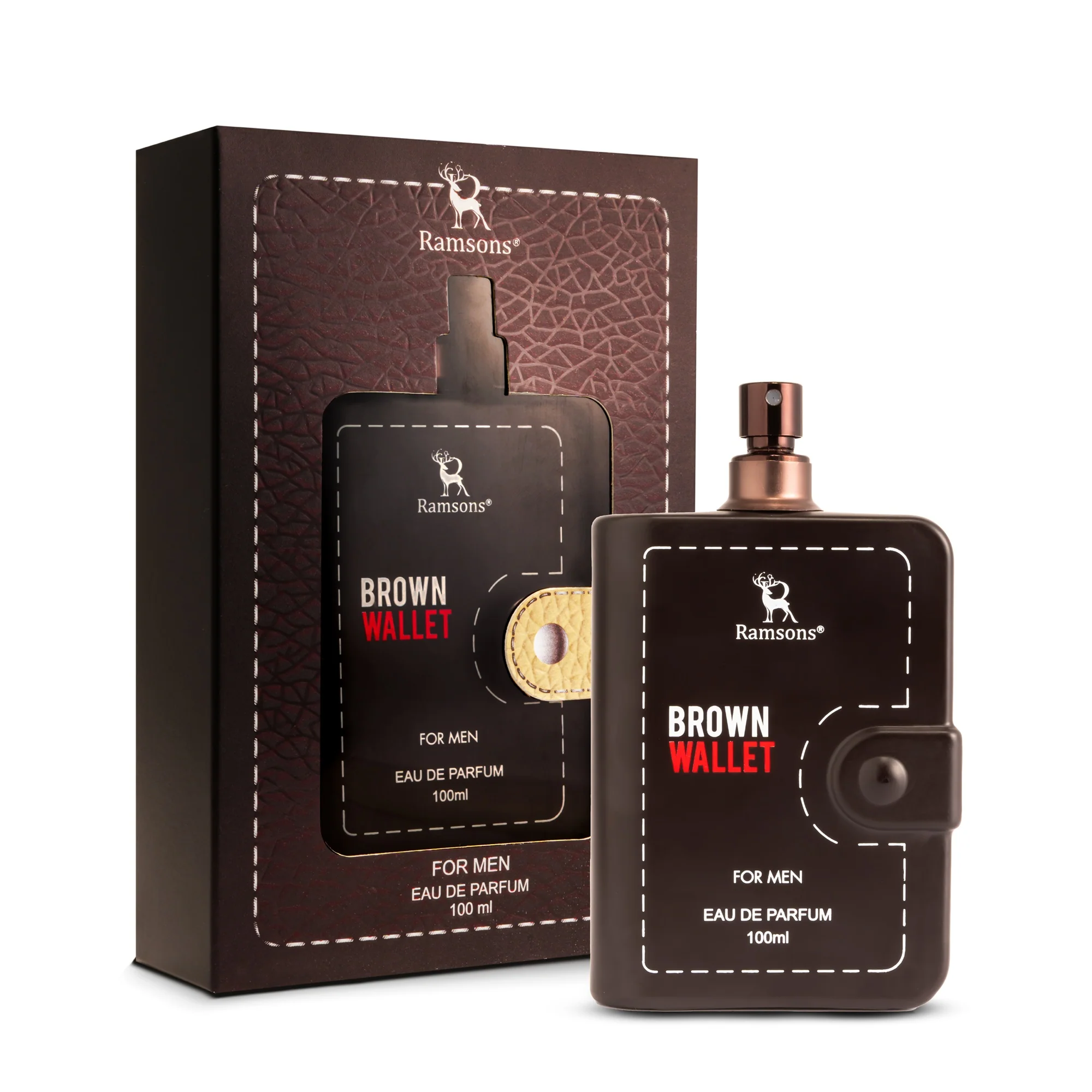 Ramsons Brown Wallet For Men - Eau De Parfum - 100ML