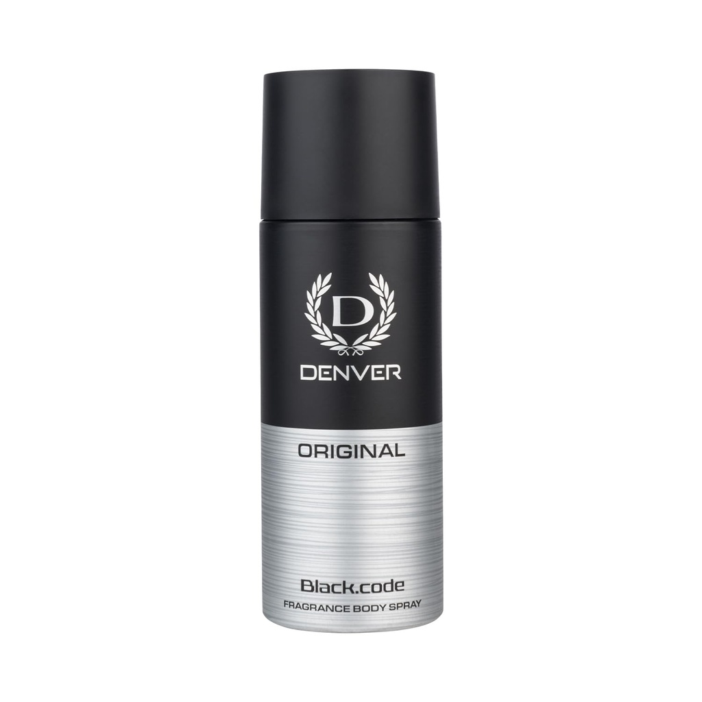 Denver Black Code Deo - 150ML | Long Lasting Deodorant Body Spray for Men