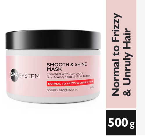 Godrej Professional Smooth & Shine  Mask 500g || For Normal To Frizzy Hair