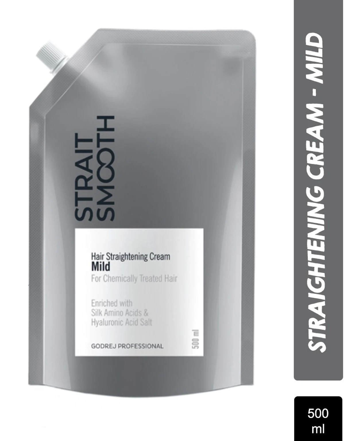 Godrej Professional Strait Smooth Hair Straightening Cream Mild for Chemically Treated hair (500ml)