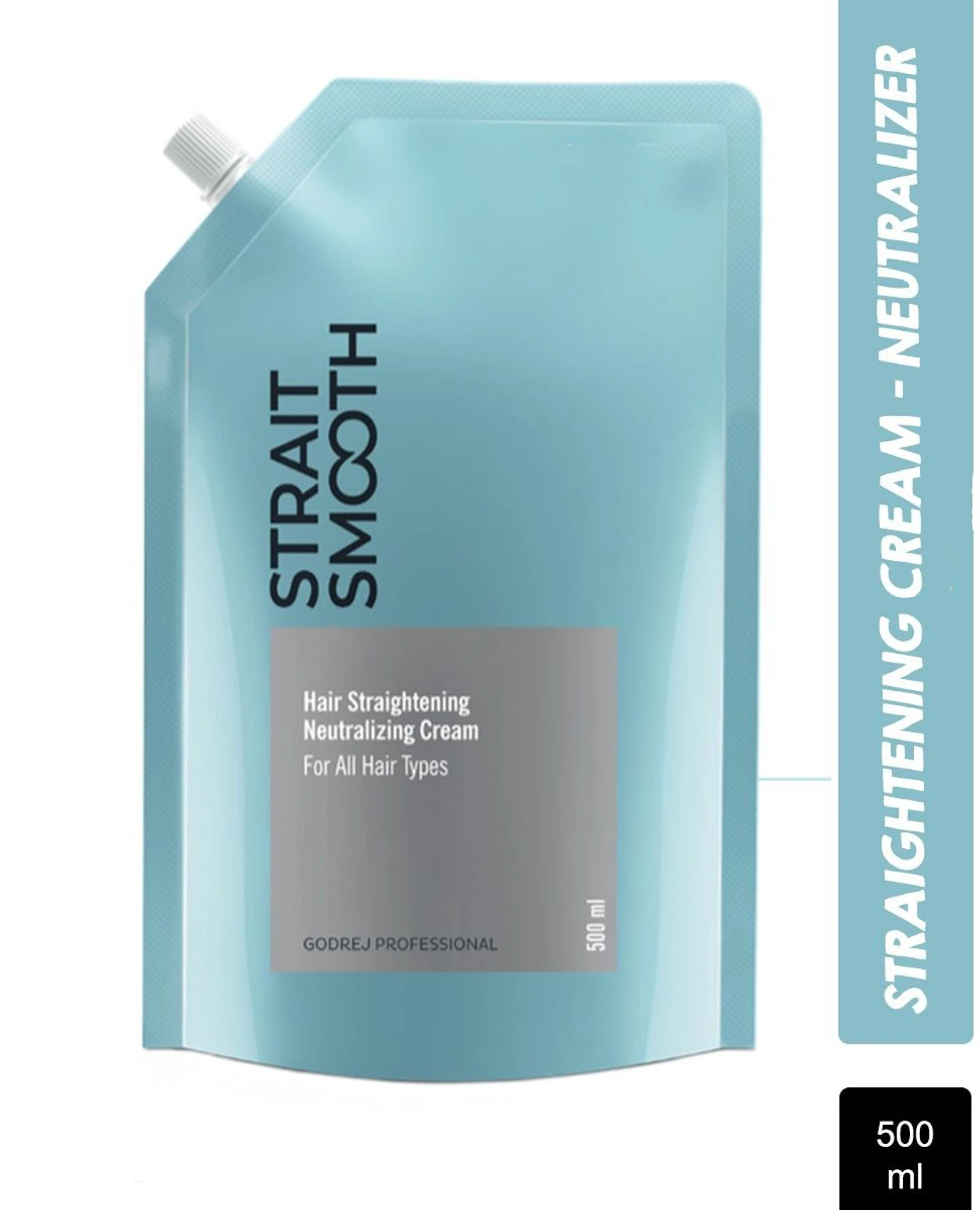 Godrej Professional Strait Smooth Hair Straightening Neutralizing Cream for All Hair Type (500ml)