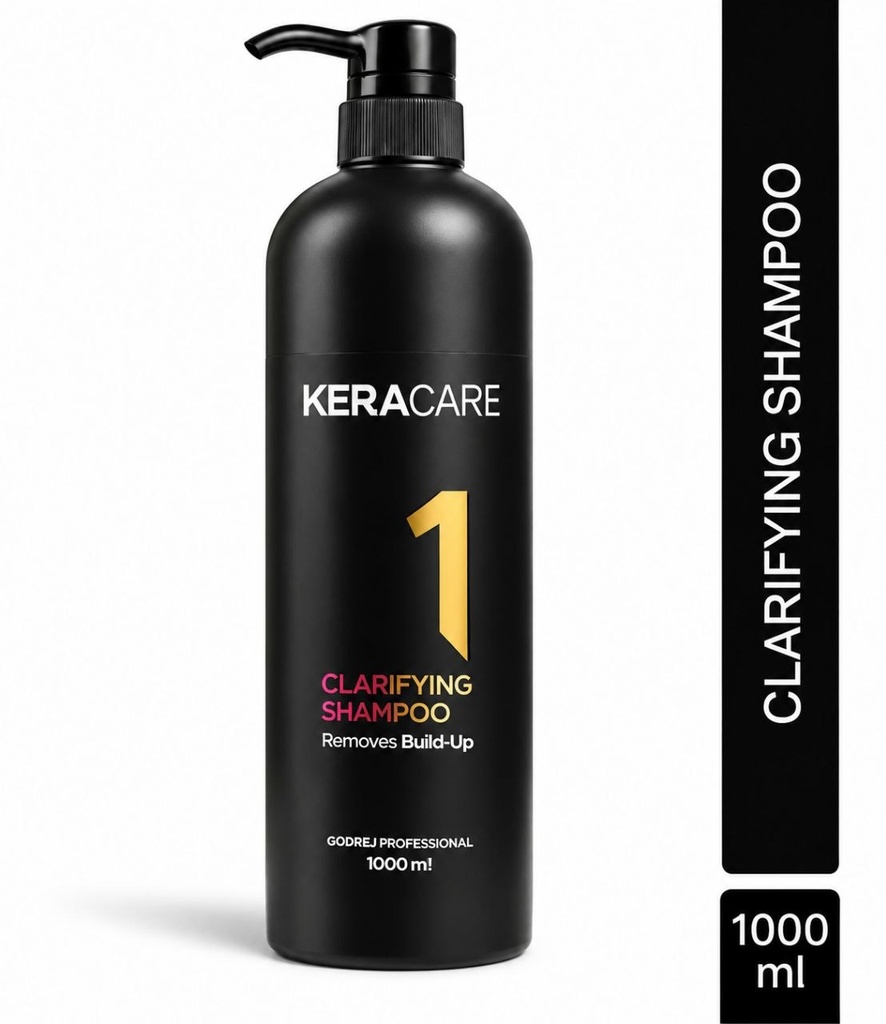 Godrej Professional Keracare Clarifying Shampoo 1000ML || For All Types Of Hair Removes Build Up ||