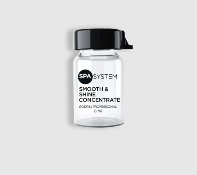 Godrej Professional Spa System Smooth & Shine Concentrate - For dry, frizzy hair - 6 Ampoules x 8ml