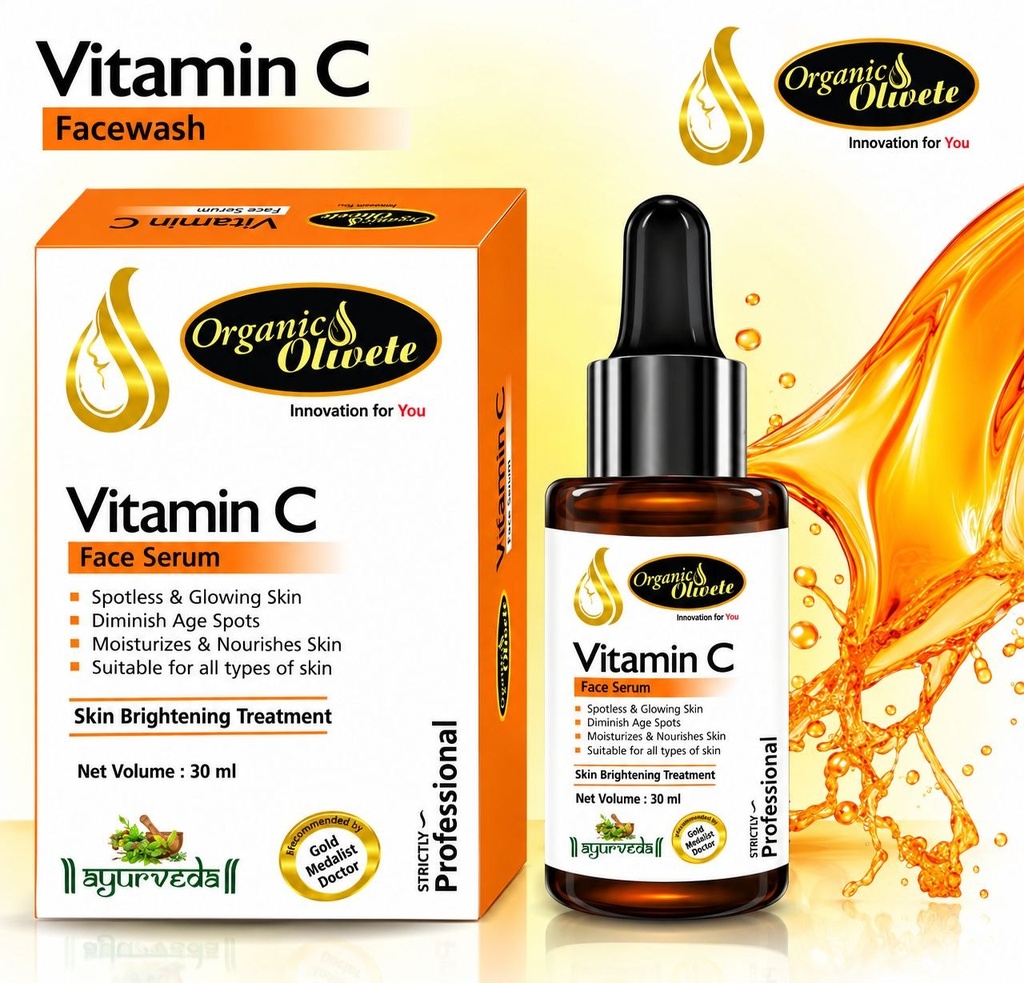 Organic Olivete Vitamin C Face Serum 30ML