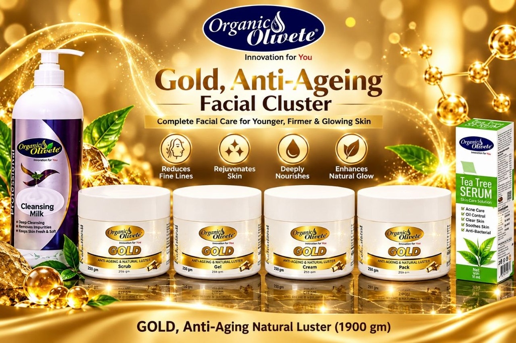 Organic Olivete Gold Anti-Ageing Facial Cluster 1900gm