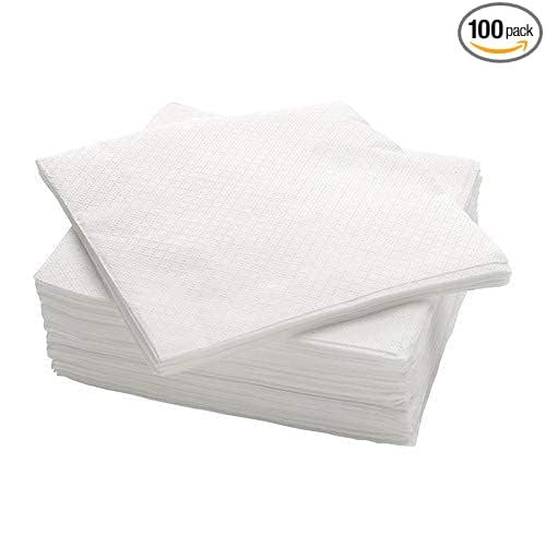 ROOT Ultra Soft Non-Woven Disposable Face Cleaning Cloth – 100 Sheets/Pack (12x12 Inches) | Beauty Towel, Dry Wipe, Multipurpose Tissue Napkin