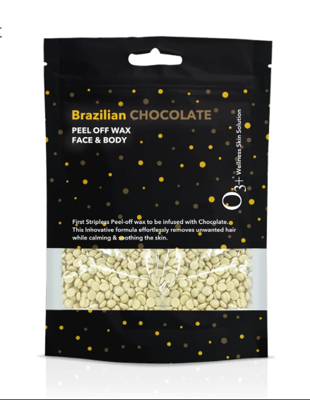 O3+ Brazilian Chocolate Peel Off Wax 200g