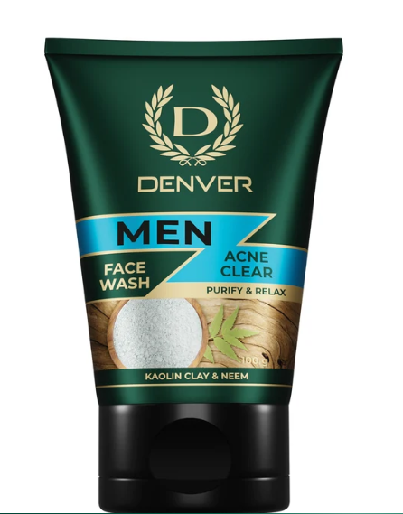 DENVER Acne Clear Face Wash 100GM