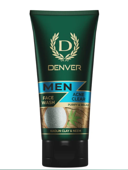DENVER Acne Clear Face Wash 50GM