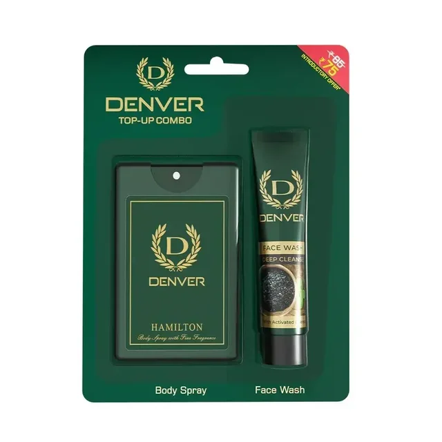 Denver Hamilton Pocket Perfume 18ml + Acne Clear Face Wash 10gm