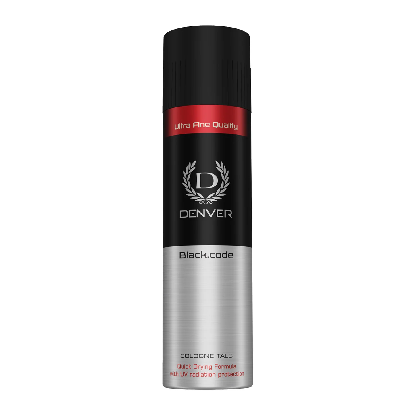 Denver Black Code Cologne Talc - 300GM | Scented Talcum Powder for Men