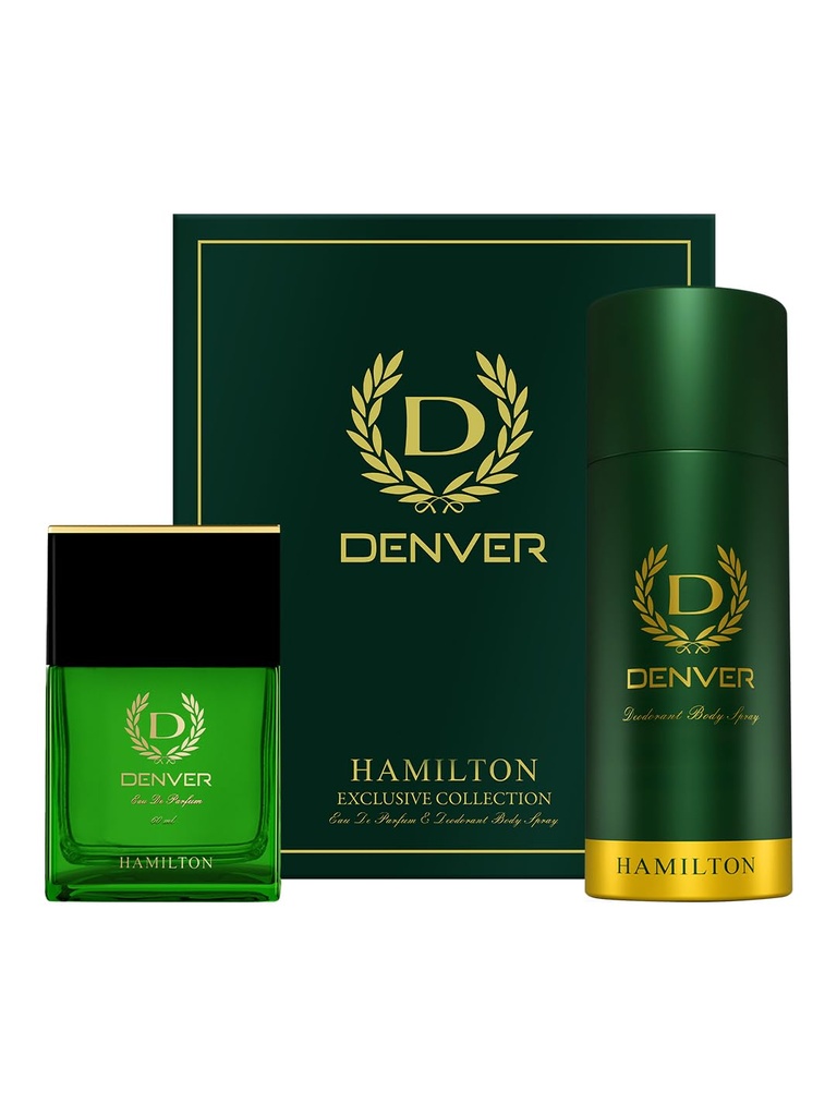Denver Hamilton Gift Set - Deodorant - 150ML+ Perfume 60ML - For Men