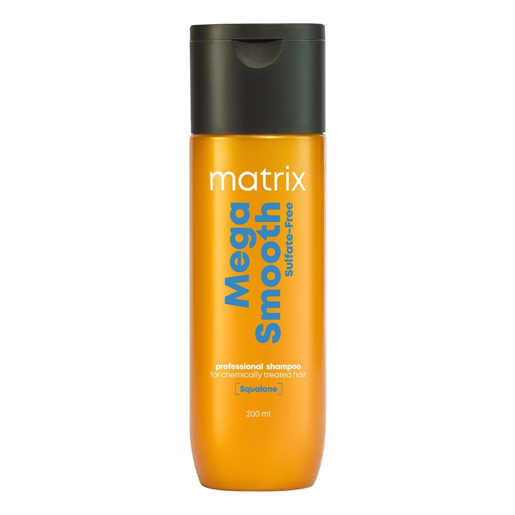 Matrix Professional Mega Smooth Sulfate-free Shampoo with Squalane and Bonding Blend for Gentle Cleansing and Bond Repair| Smoothens Hair | Safe for Chemically Treated Hair
