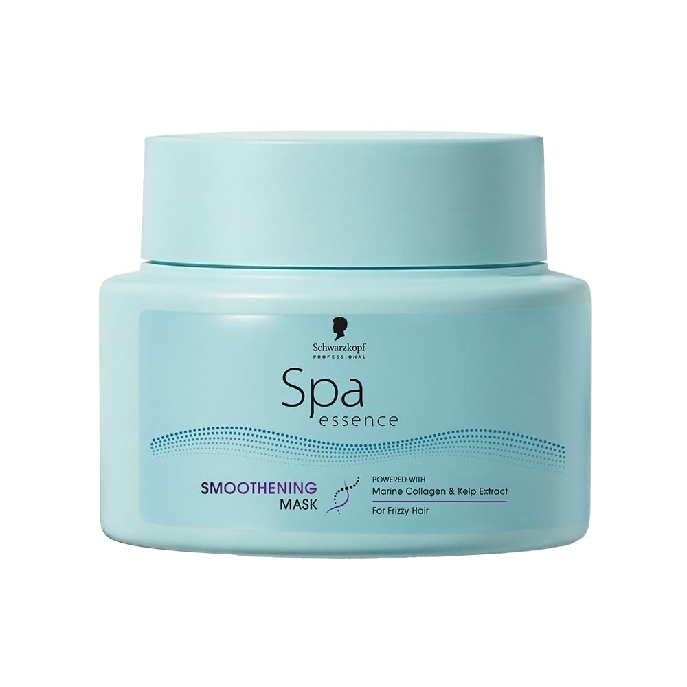 Schwarzkopf Professional Spa Essence Smoothening Mask 200ml For dry and damaged hair with Marine Collagen & Kelp Extract