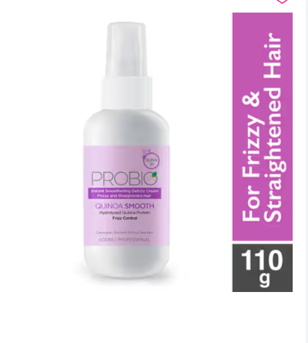 Godrej Professional De-Frizz Smooth Leave-in cream, with Quinoa Extracts, for Wavy to Curly Hair